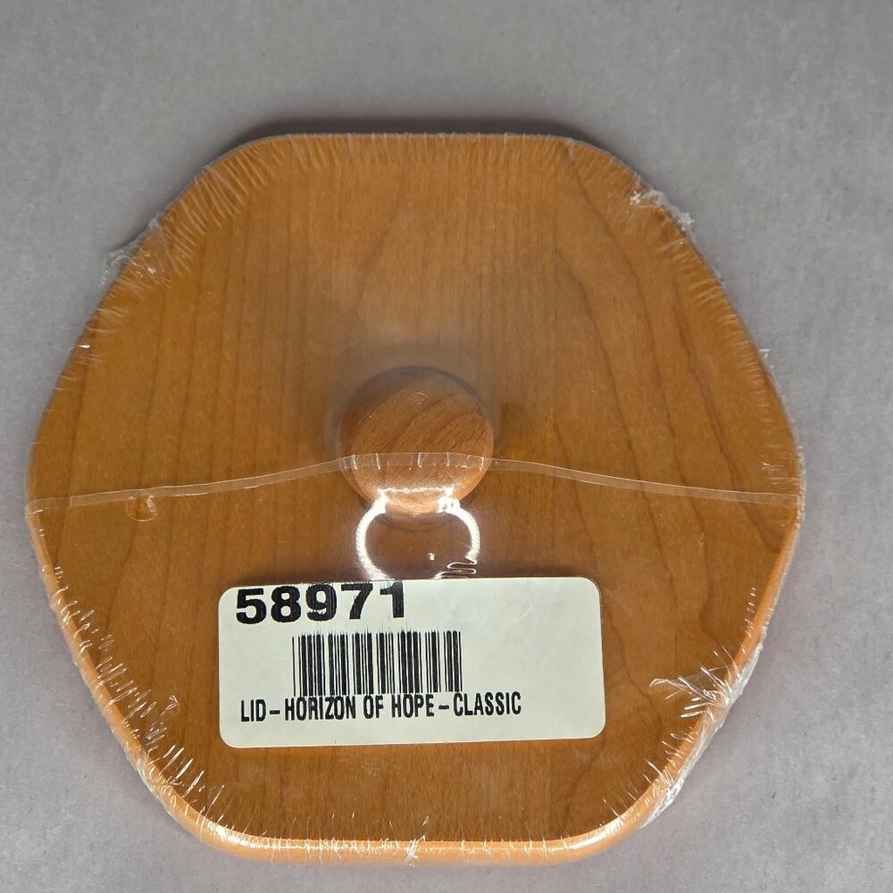 NEW Longaberger Horizon of Hope basket lid 58971